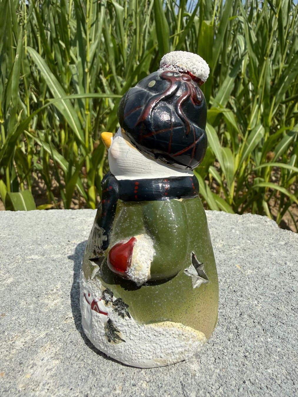Kerzenständer: KERAMIK  WINDLICHT  TEELICHT  SCHNEEMANN – Gebraucht aus Subingen von ArtBead 5