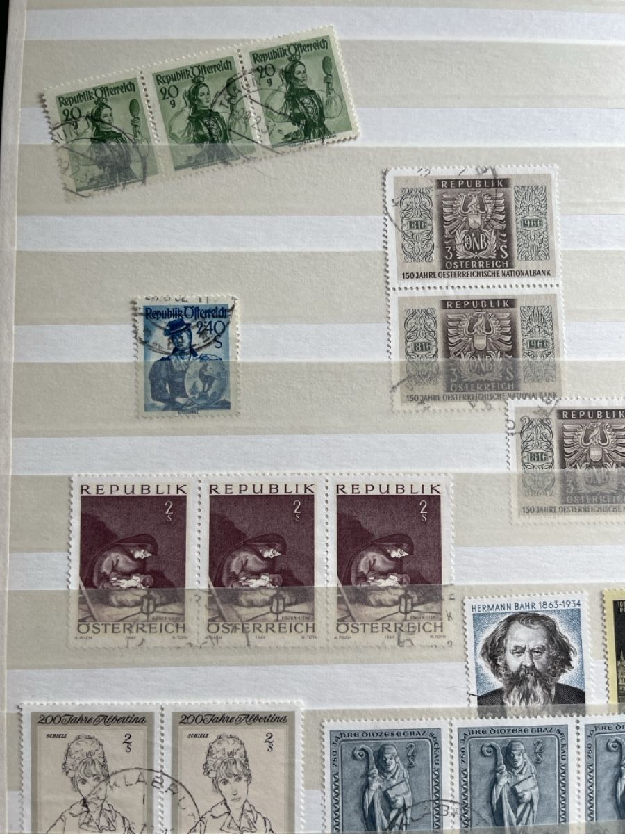 Tutti i francobolli: Stempelset Österreich, Briefmarken – Usato da Zürich venduto da pantelicarsenije 2