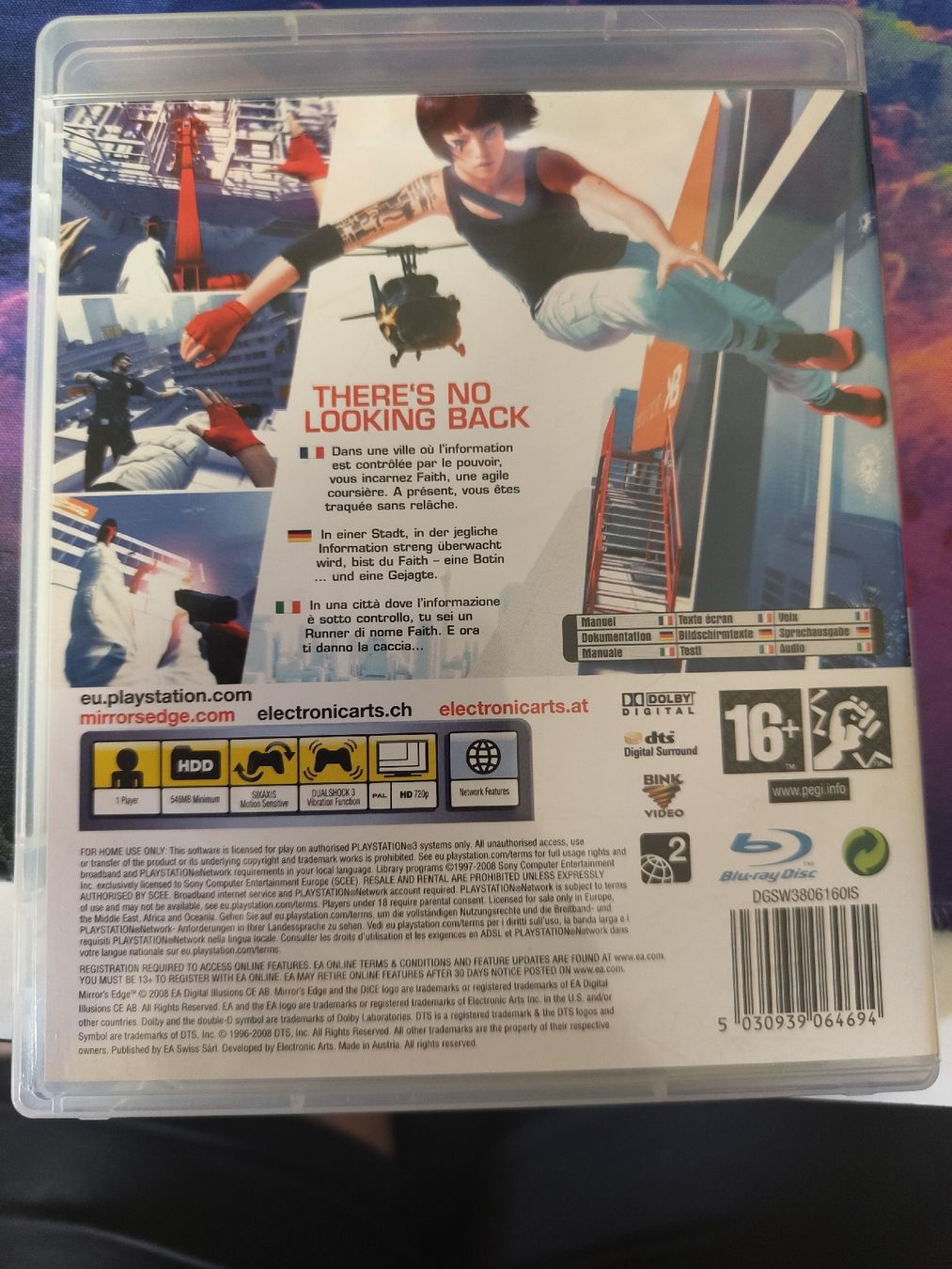 Giochi: Jeu vidéo PS3 Mirror's Edge bon état – Usato da Court venduto da Chronoss 1