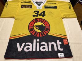 SC Bern Gameworntrikot Junioren Nummer 34 Grösse M