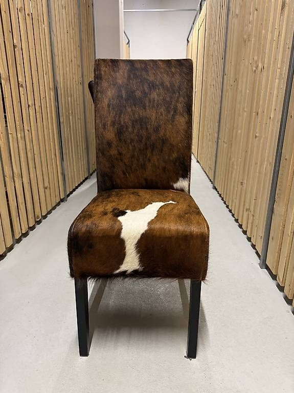 Stühle: Esszimmerstühle Leder & Kuhfell – Gebraucht aus Hünibach von san_2bxn 3