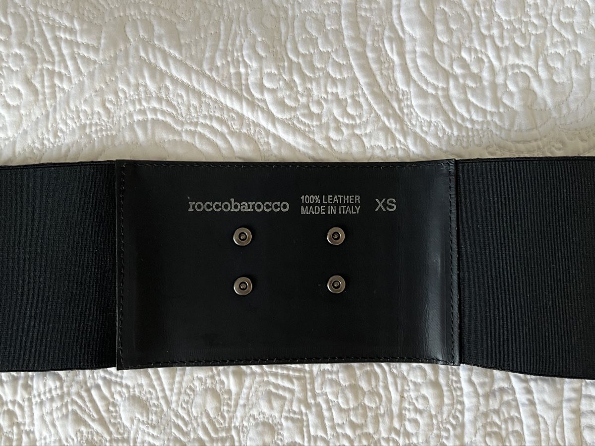 Cinture: ROCCO BAROCCO STRETCH LEDERGÜRTEL, XS – Usato da Bergdietikon venduto da pinkerton13 7