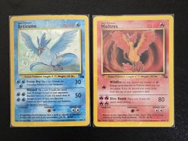 Articuno Holo & Moltres English Fossile Set | Pack