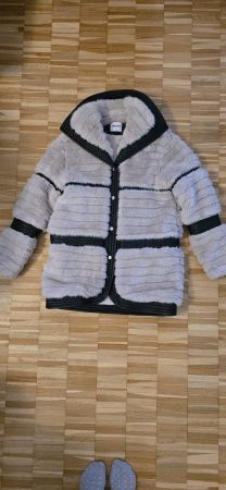 Pelz Look Mantel Grosse M