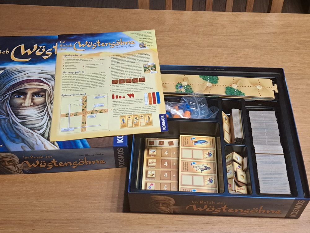 Brettspiel: Im Reich der Wüstensöhne super Zustand (Neu (gemäss