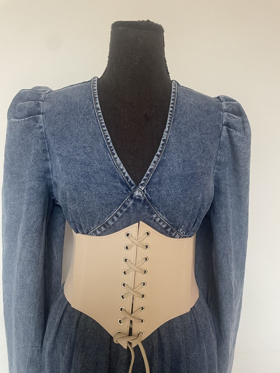 Vestiti: Boho Maxikleid aus Denim – Nuovo (secondo la descrizione) da Sigriswil venduto da ck56 5