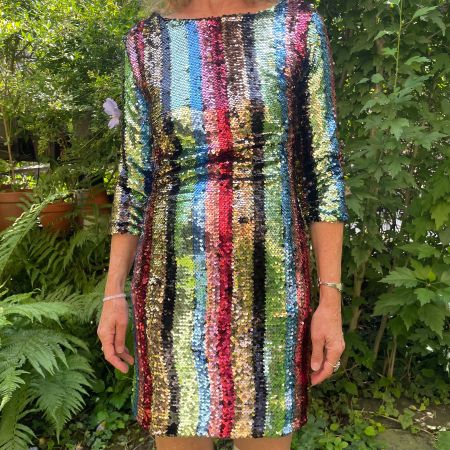 Paiettenkleid pefekt für die Disco!
