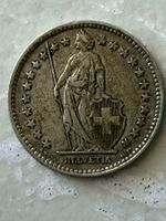*CHF 2.- / 2 Franken Münze aus dem Jahre 1943 (835 Silber)*