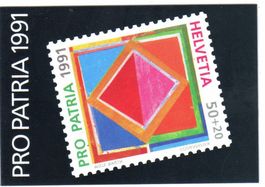 Markenheft Pro Patria 1991 Nr. 3  ET-O