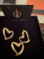 Ohrringe und Herz Anhänger hold 18 Karat