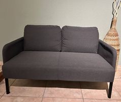 2er Sofa Knisa dunkelgrau von Ikea