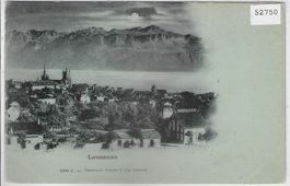 Lausanne - claire de lune - Mondschein