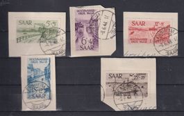 Saarland 1948: Serie Hochwasserhilfe - Stempel ?