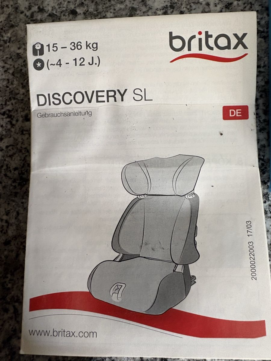 Britax Römer Seggiolini per auto: Britax DISCOVERY SL Kindersitz – Usato da Eschlikon TG venduto da Hannes123 2