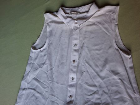 Chemise sans manche toute en transparence taille 38 H&M
