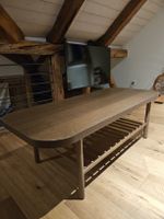 LISTERBY Couchtisch von IKEA, dunkelbraun Buchenfurnier, Top