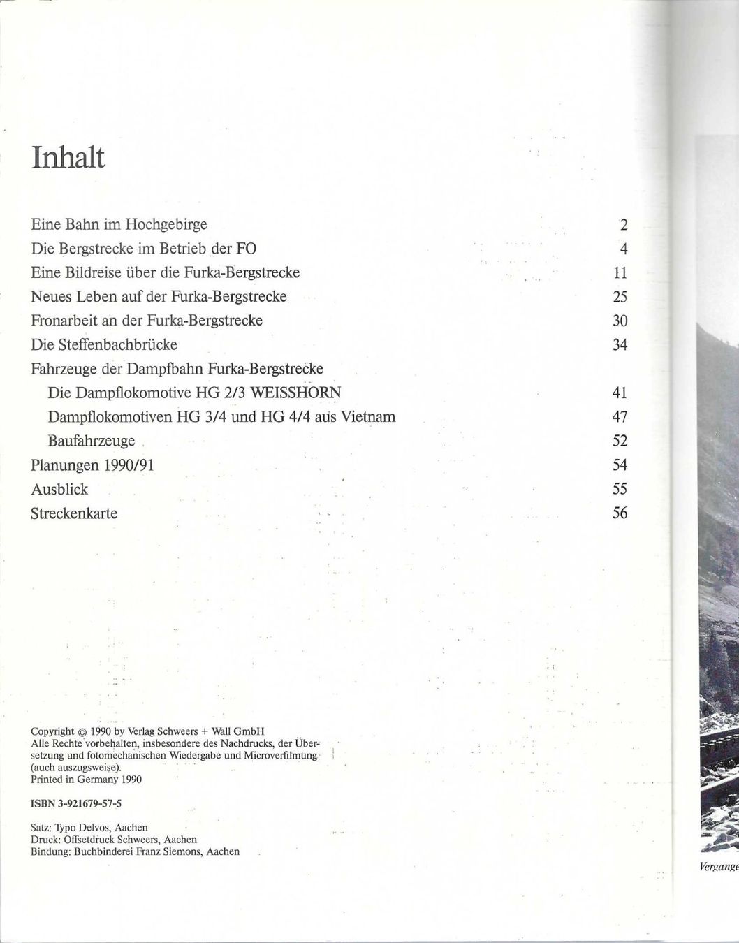 Libri: Die Furka-Bergstrecke gestern, heute, morgen. – Usato da Horw venduto da SwissSteamMemories 1