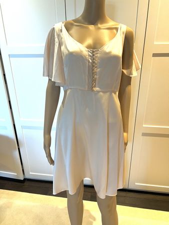 Saint Laurent Kleid Seide Gr.L