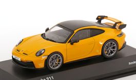 Porsche 911 / 992 GT3 Phase I 2021-2024 gelb / schwarz  1:43