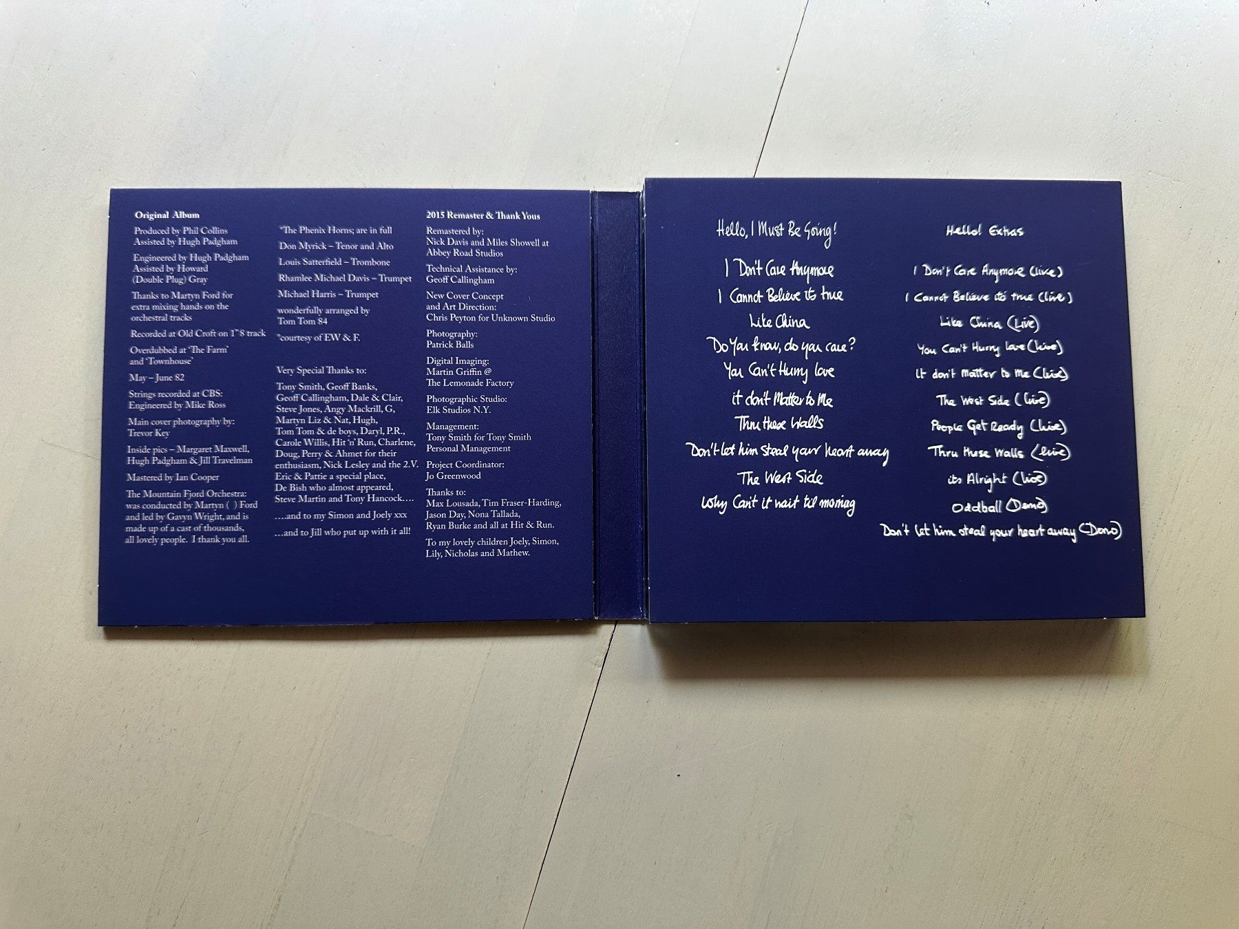 CD: PHIL COLLINS GENESIS tolle Hello I must be going 2CD Deluxe – Usato da Basel venduto da Partridge 2