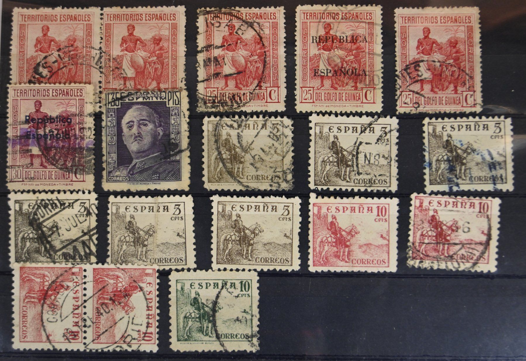 Tutti i francobolli: Spanien / Spanisch-Guinea Briefmarken-Lot – Usato da Winterthur venduto da Rwa