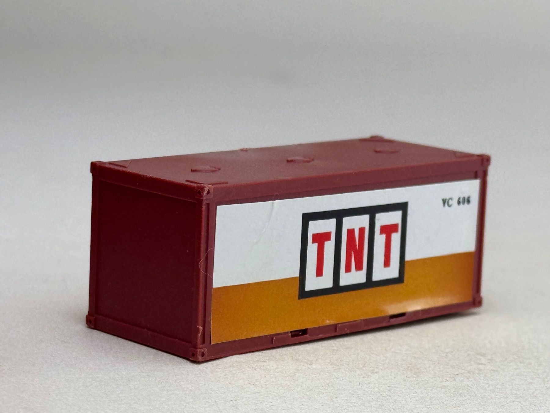 Modellini di ferrovie: EB- 20 Ft. Container TNT braunrot – Usato da Elm venduto da Wikmtz 1