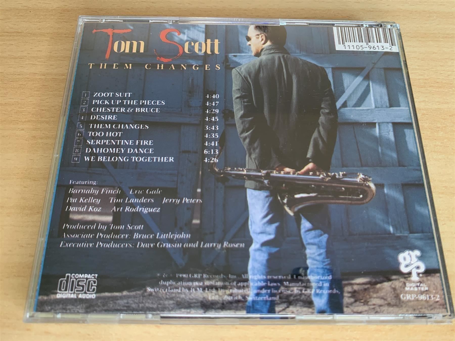 CD: Tom Scott – Them Changes – Usato da Rikon im Tösstal venduto da Alpenmutz 1