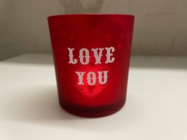 Yankee Candle LOVE YOU Candle Holder, Valentine's Day Gift