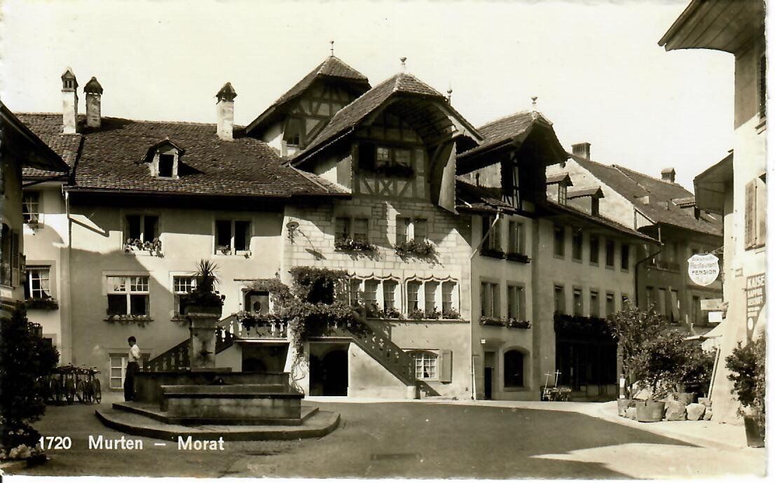 Ansichtskarten: Murten – Gebraucht aus Hochdorf von Ziegel-16