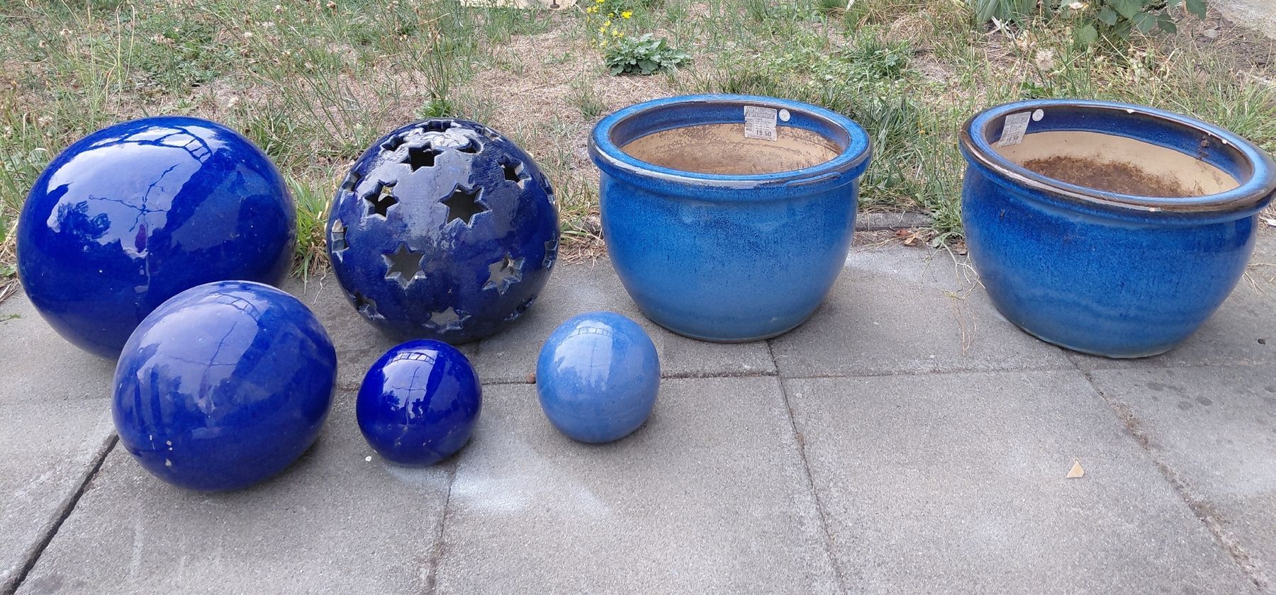 Toutes les décorations: Gartendeko blau diverses – D'occasion à zuchwil par parson65