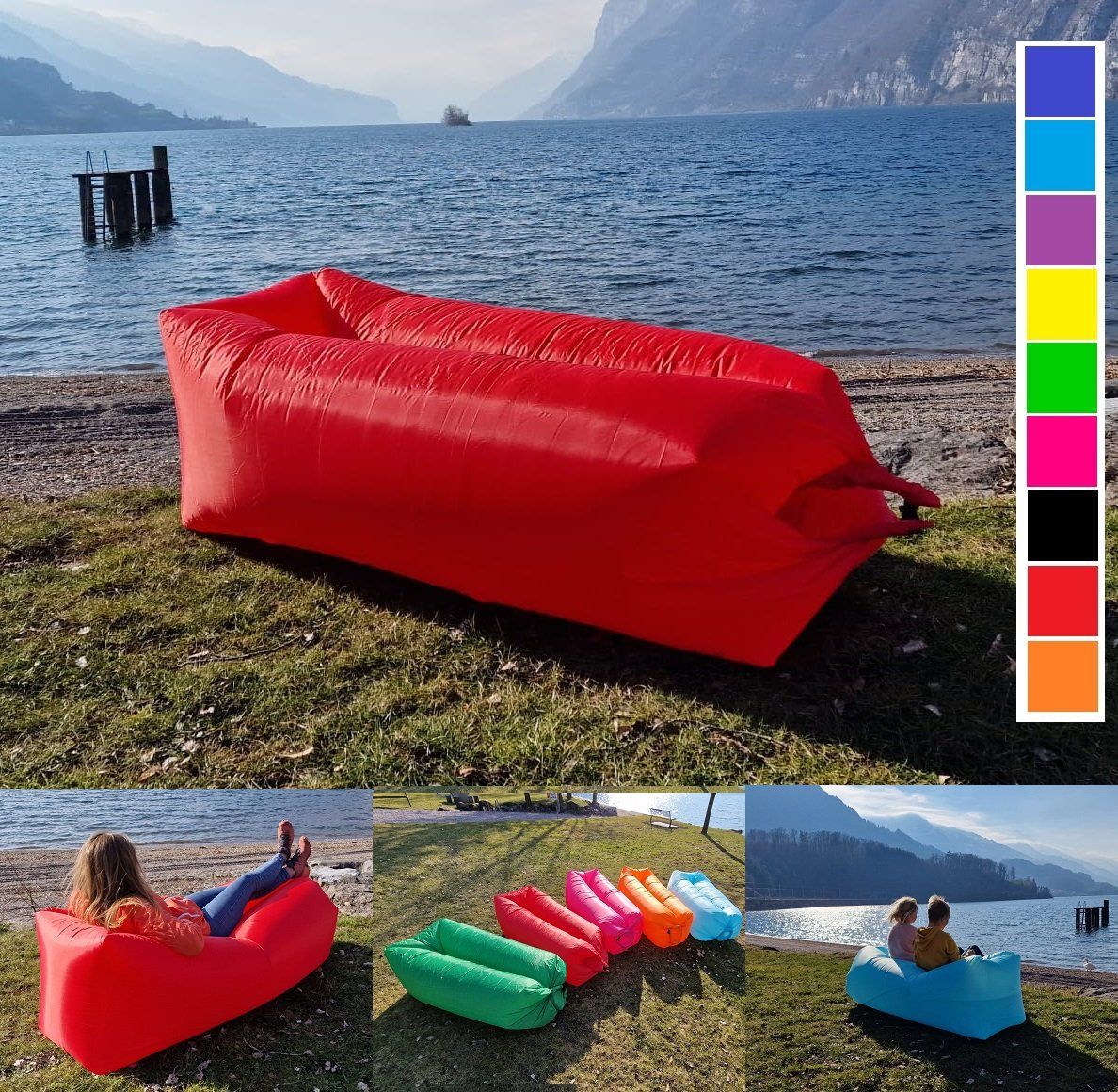 Sedie a sdraio: Aufblasbarer Sitz - Liegesack Luftsofa Air Lounge – Nuovo e nell'imballaggio originale da Walenstadt venduto da Trend-24