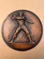 Prototyp Plakette Eidgenosse Soldat Bronze 95% Huguenin