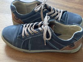 Lasocki Schuhe Gr. 38, Leder, jeansblau