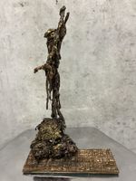 Skulptur Bronze abstrakt 37 cm Höhe gebraucht