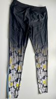 Fire+Ice Bogner Leggings Gr M Blumenmuster schwarz weiss bun