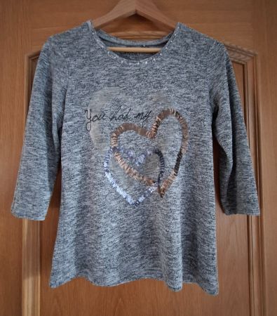 Damen Pulli, grau, Gr. S
