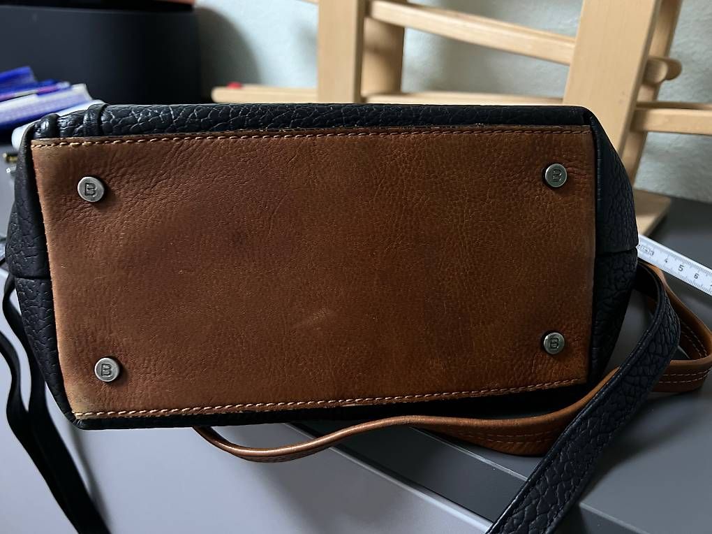 Borse da donna: Handtasche von Berba schwarz mit braun. – Usato da Kriens venduto da Famschmidlin 3