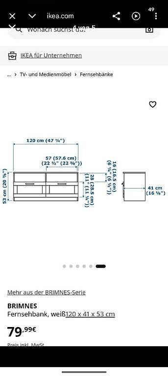 Ikea Mobili TV: TV Sideboard – Usato da Zürich venduto da nat_zjl8 2