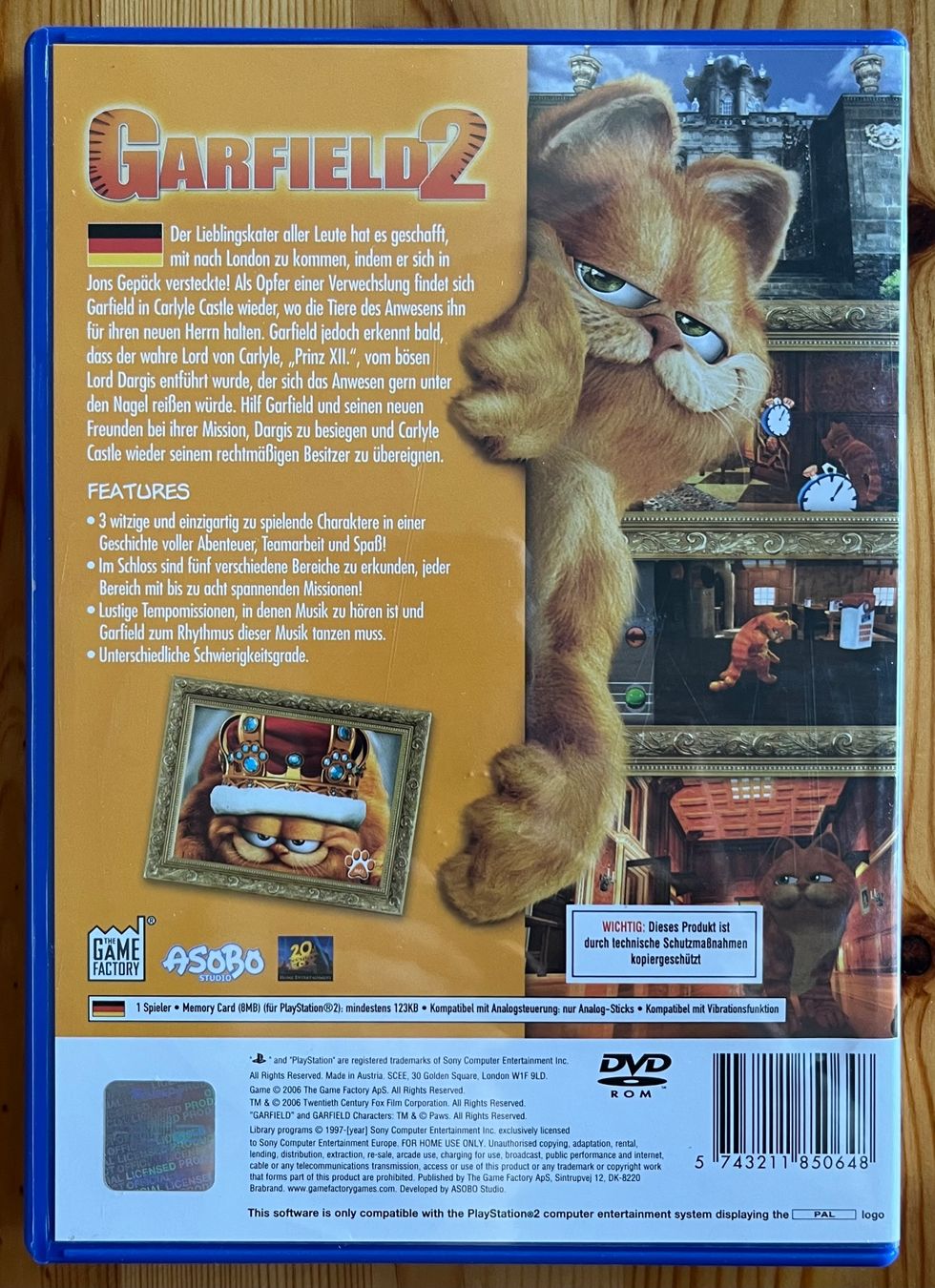 Sony Giochi: Garfield 2 PS2 – Usato da Zürich venduto da Gurkis 2