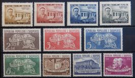 Albanien ex. Kat. 514-549 ** 1951/57 Kat 14 Euro