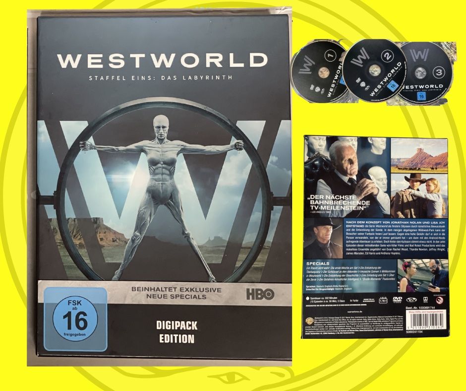 Tutti i DVDs: Westworld - Das Labyrinth Episode Staffel 1 - Sci-Fi Top – Usato da Muri b. Bern venduto da AdidasCollector 7