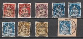 Lot 1908 - 1925 Helvetia mit Schwert