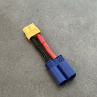 Kompakt-Adapterkabel XT60 Buchse (Female) auf EC5 Buchse