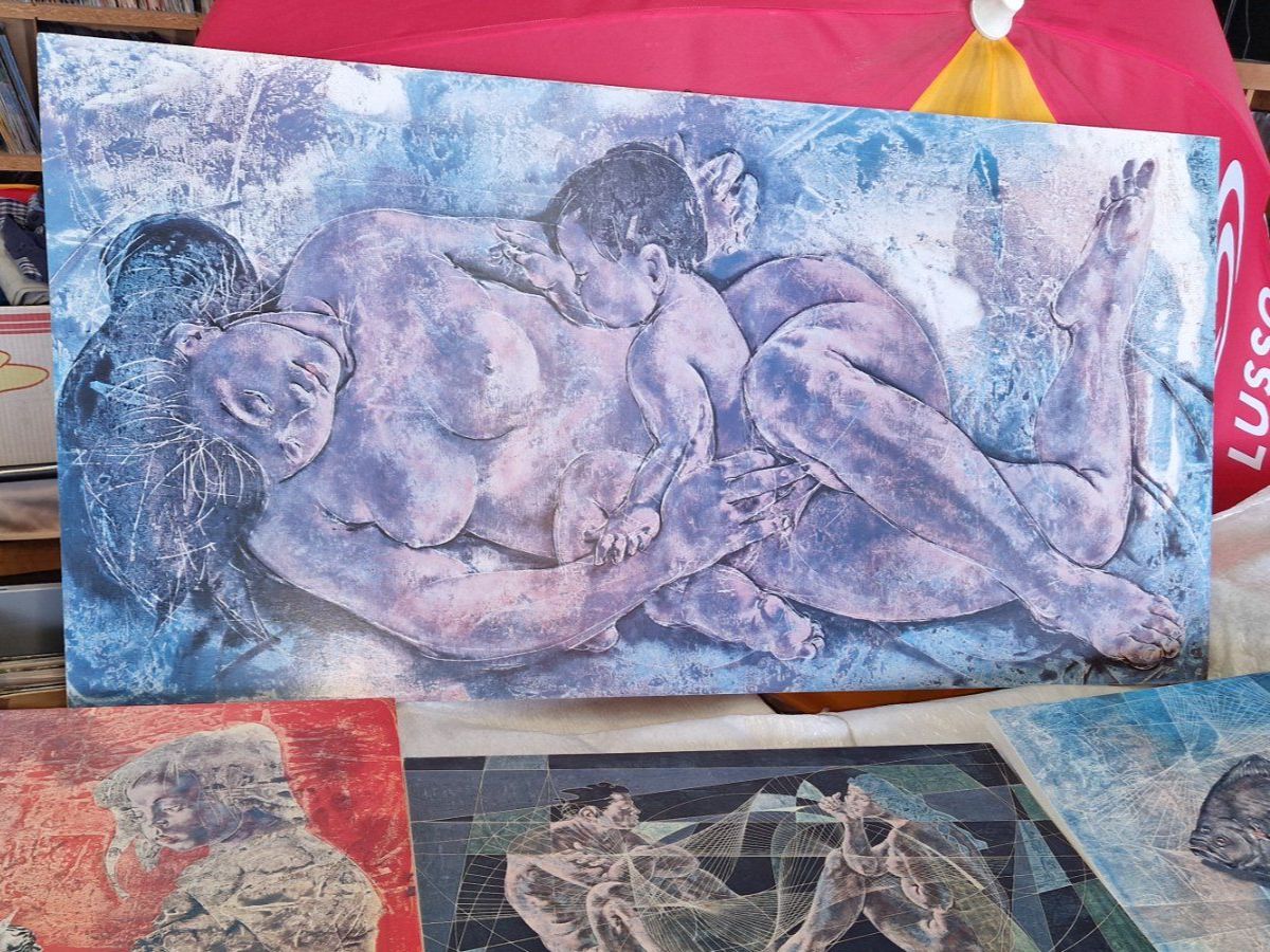Poster & Bilder: Kunstdruck Plakat  Hans Erni  4 Bilder – Gebraucht aus Wädenswil von tome70
