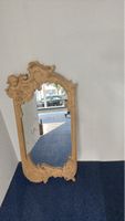Vintage Spiegel mit Holzrahmen, Wandspiegel im Barock Stil