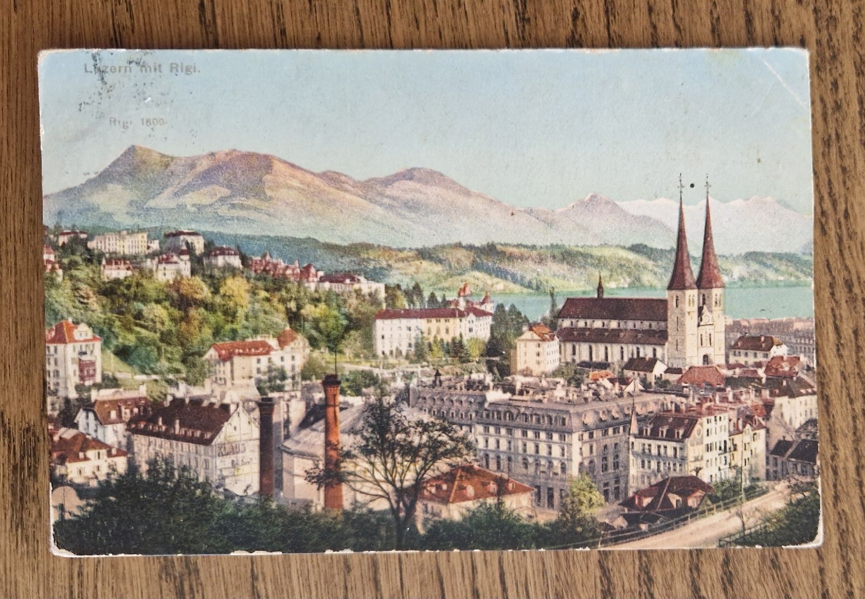 Ansichtskarten: AK  Luzern n. Oberkirch, 1912 – Gebraucht aus Ebikon von Donar50
