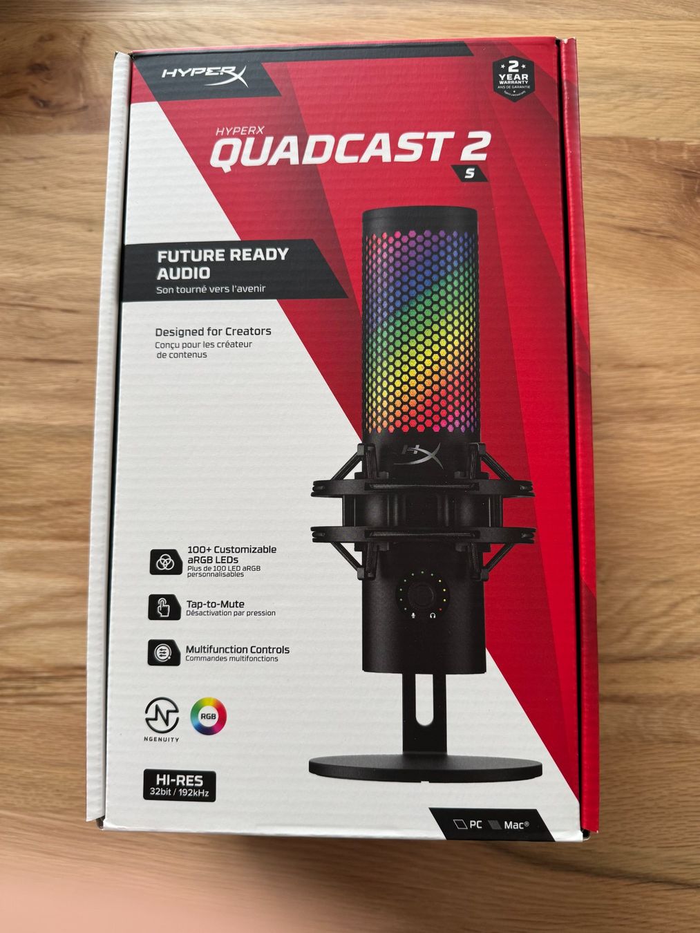 Hyperx Microphones: HyperX QuadCast S USB Mikrofon neu – Neuf avec emballage d'origine à Gais par mmu_bl6k