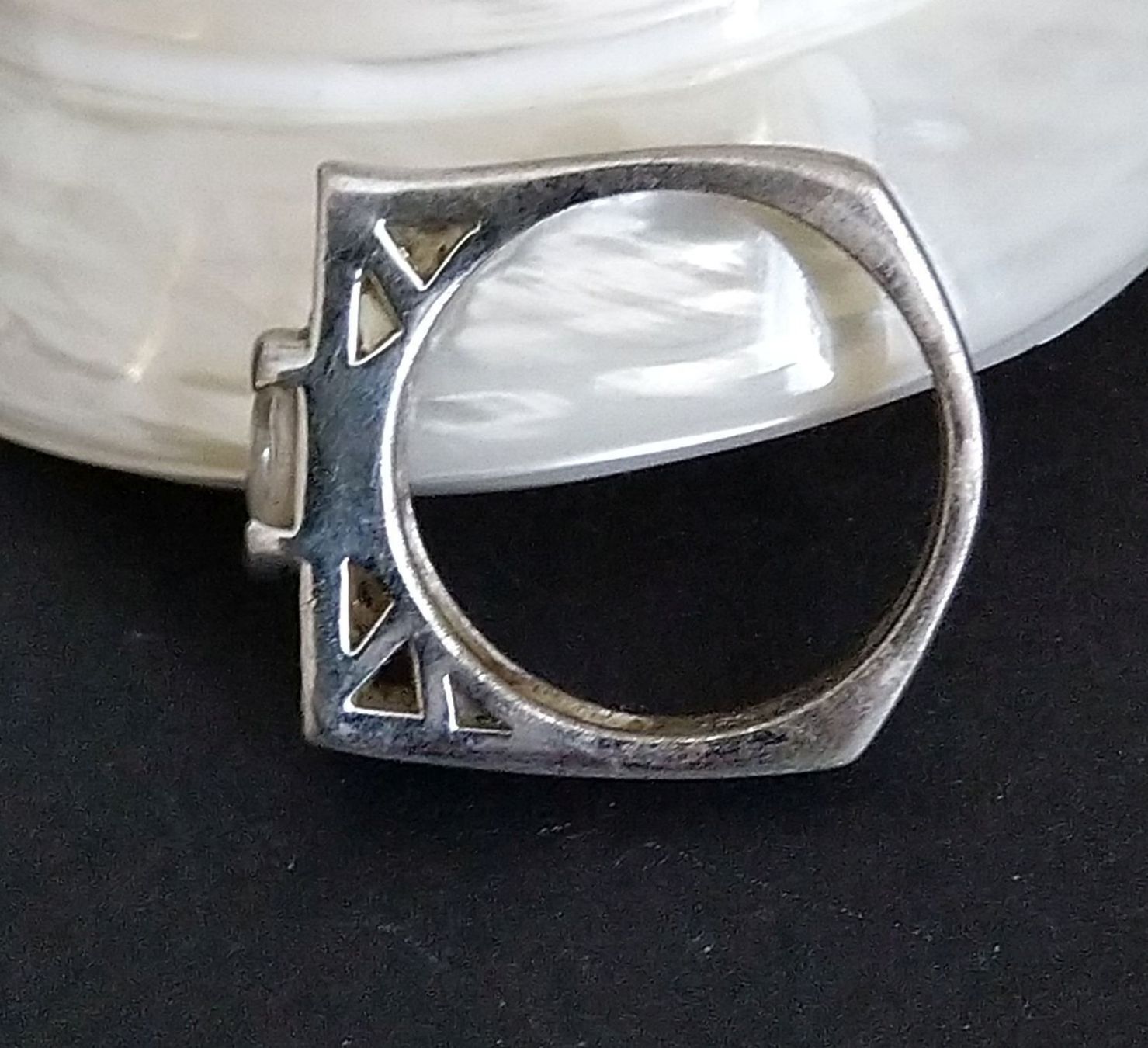 Anelli: DESIGNER RING IN 925 SILBER – Usato da Romanshorn venduto da Glitzer-Paradies 4