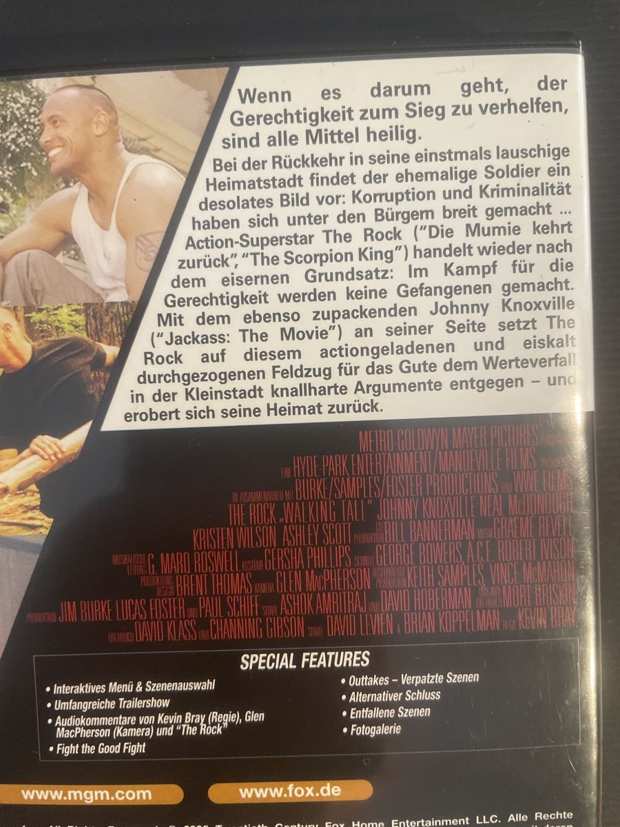 Tutti i DVDs: Walking tall, mit the Rock – Usato da Winterthur venduto da machmaschine 2