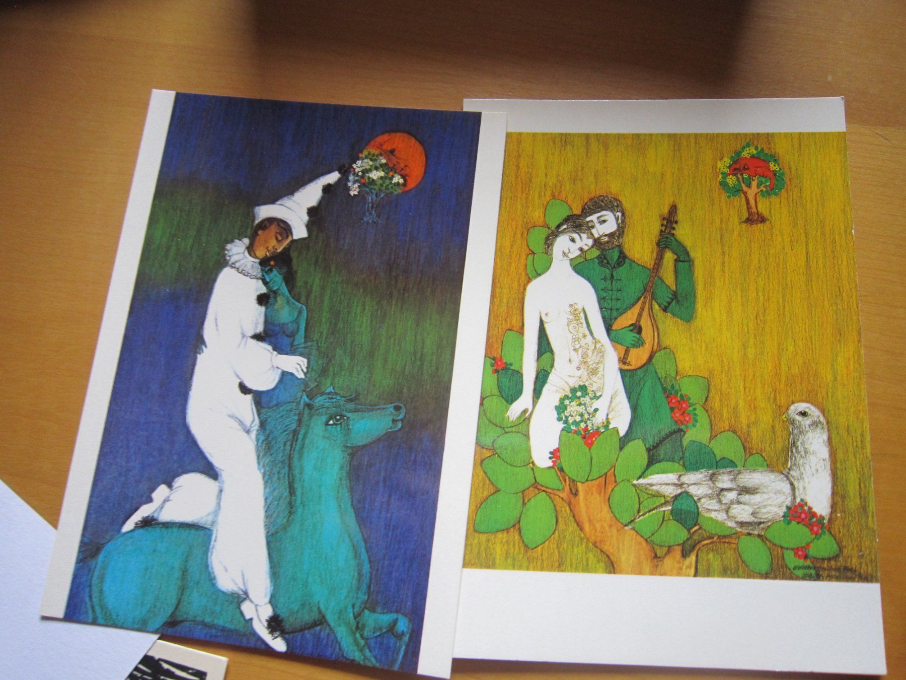 Ansichtskarten: No 17 Postkarten moderne Kunst – Gebraucht aus Gordola von Polentaefung 2